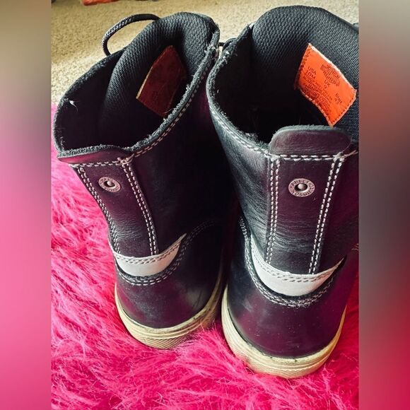 Harley-Davidson Men's SIZE 10 M Steinman Waterproof Riding Shoes, Black - Picture 4 of 11